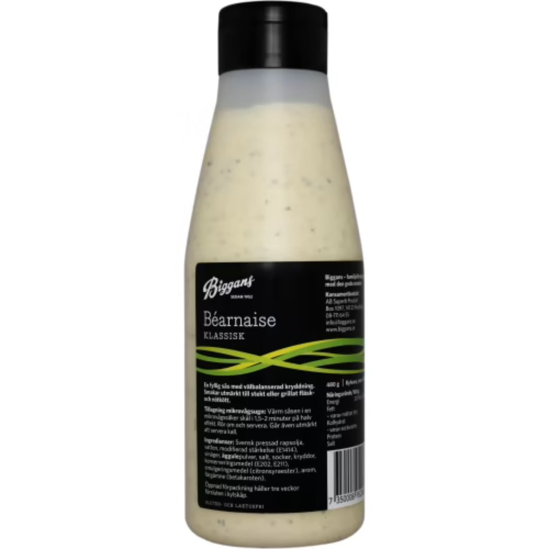 Biggans Béarnaisesås - Original Béarnaise Sauce 480g
