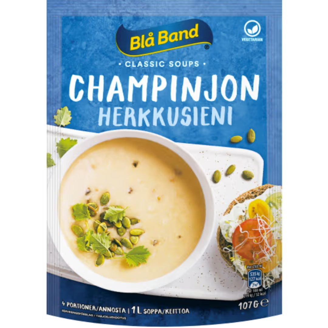 Blå Band Champinjonsopp Pulver/4 Port - Creamy Mushroom Soup 107g