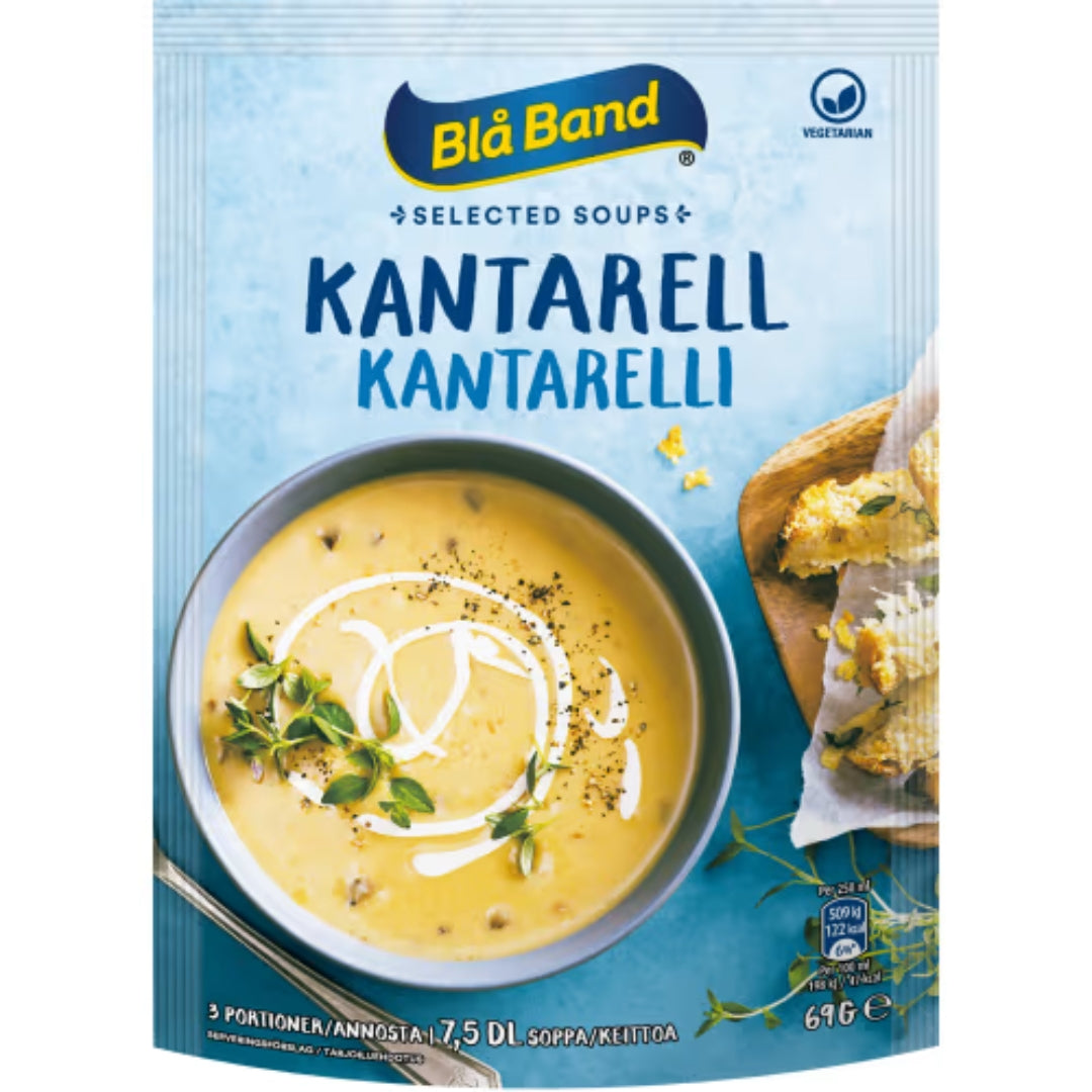 Blå Band Kantarellsoppa Pulver/5 Port - Chanterelle Soup 69g
