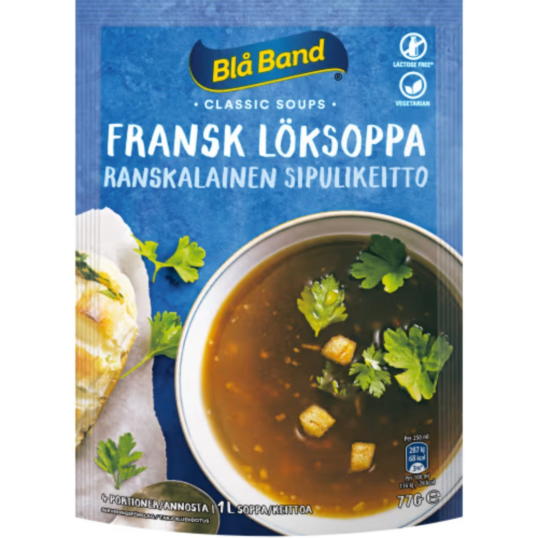 Blå Band Löksoppa Fransk Pulver/4 Port - Onion Soup 250ml
