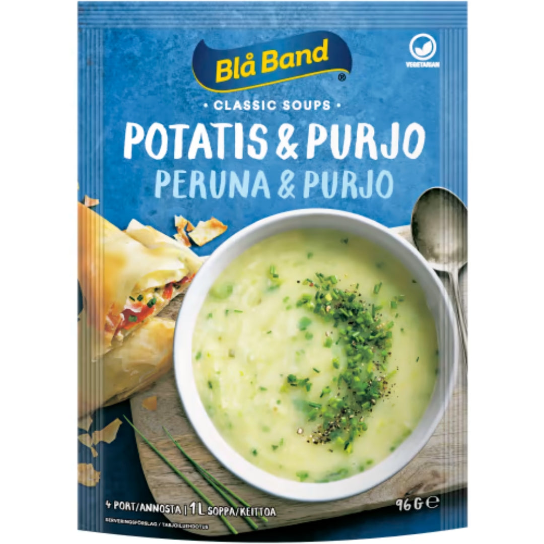 Blå Band Potatissoppa Purjolök Pulver/4 Port - Potato & Leek Soup 103g