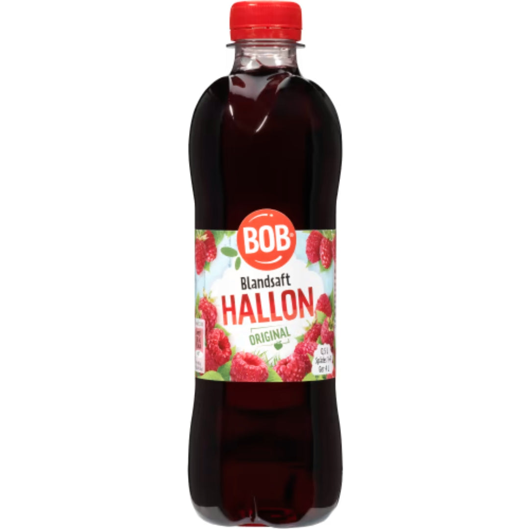 Bob Hallon Blandsaft - Raspberry Cordial 0.5L