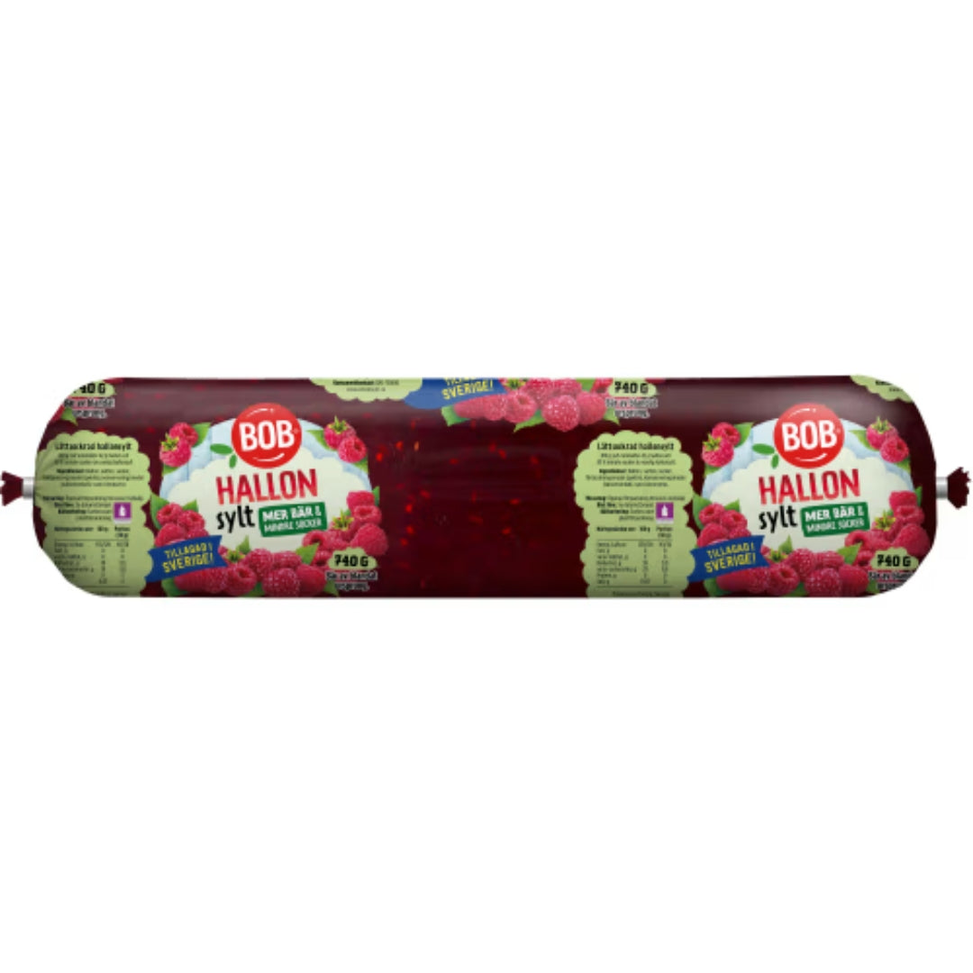 Bob Hallonsylt Lättsockrad Refill - Raspberry Jam 740g