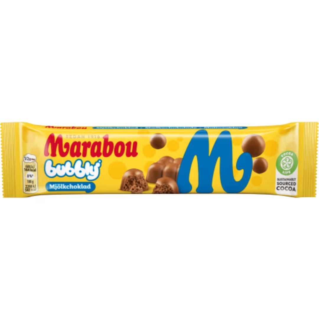 Marabou kupliva Mjölkchoklad - Maito suklaa ilmalla kuplia 60 g
