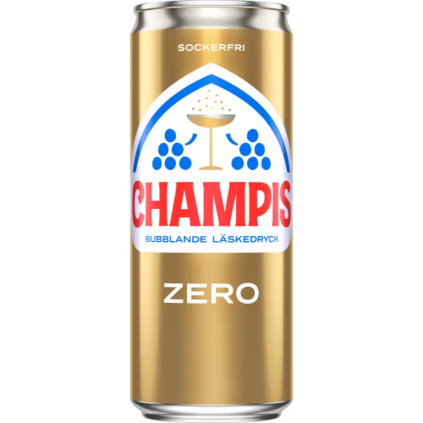 Champis Zero Burk - Soft Drink with Apple and Grape Flavor Sugar-Free