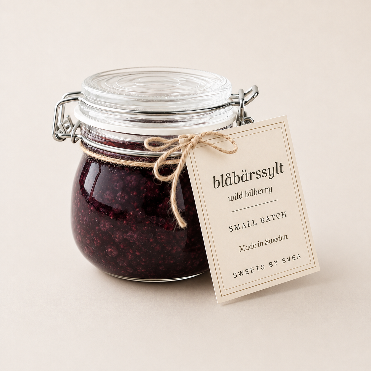 Blueberry Jam Homemade 120ml