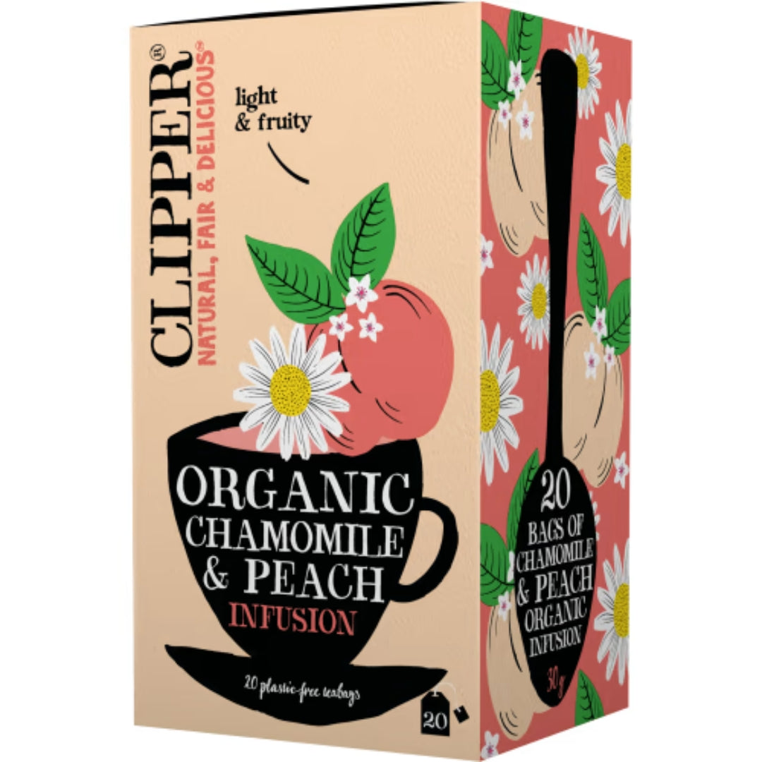 Clipper Chamomile Peach Te - Chamomile Peach Tea 20p