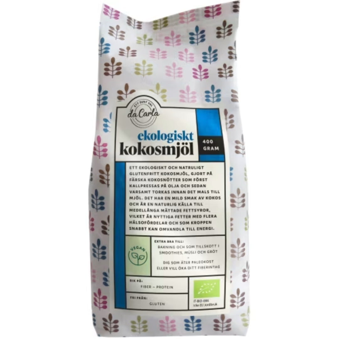 Da Carla Kokosmjöl - Coconut Flour 400g