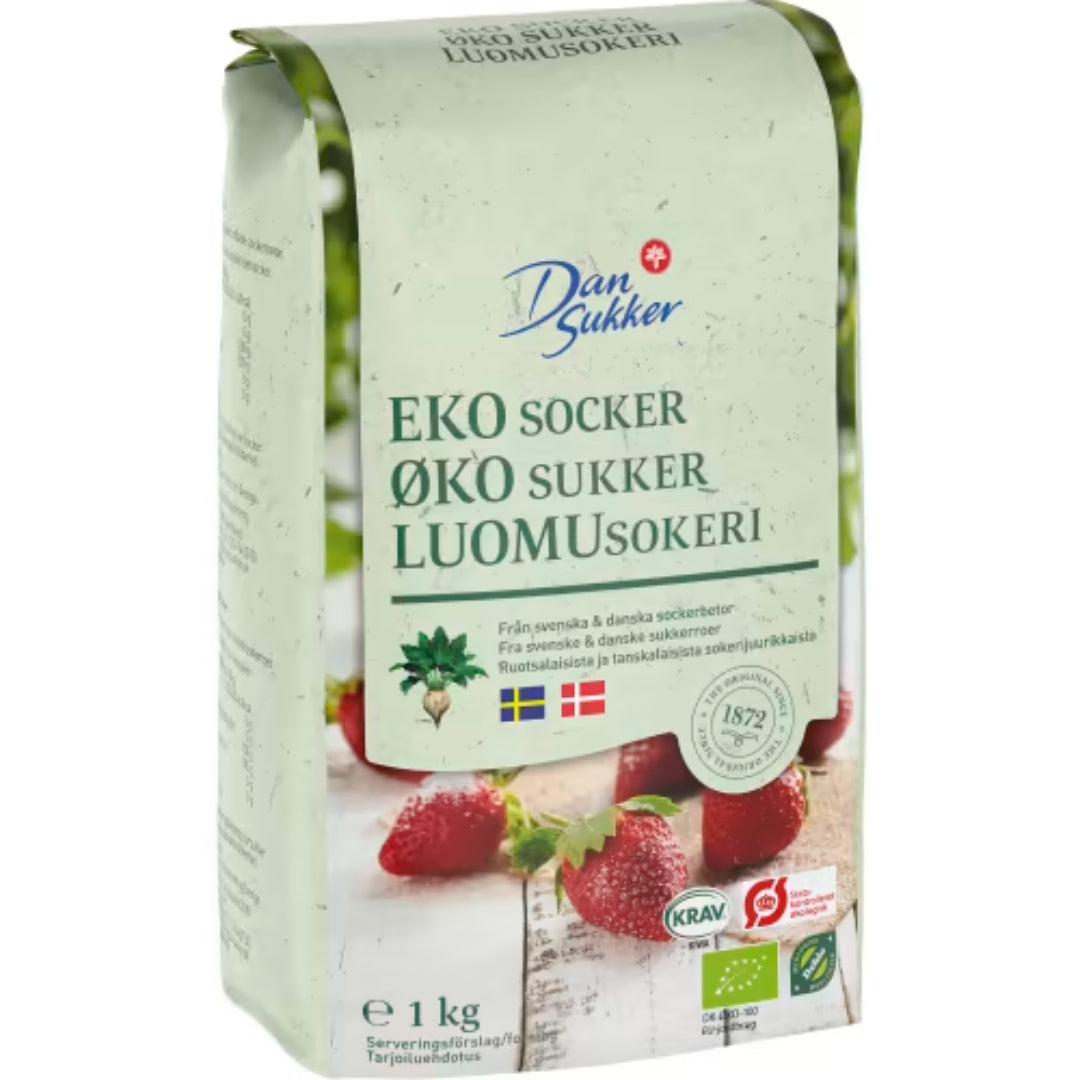 Dansukker EKO Socker - Organic Granulated Sugar 1kg