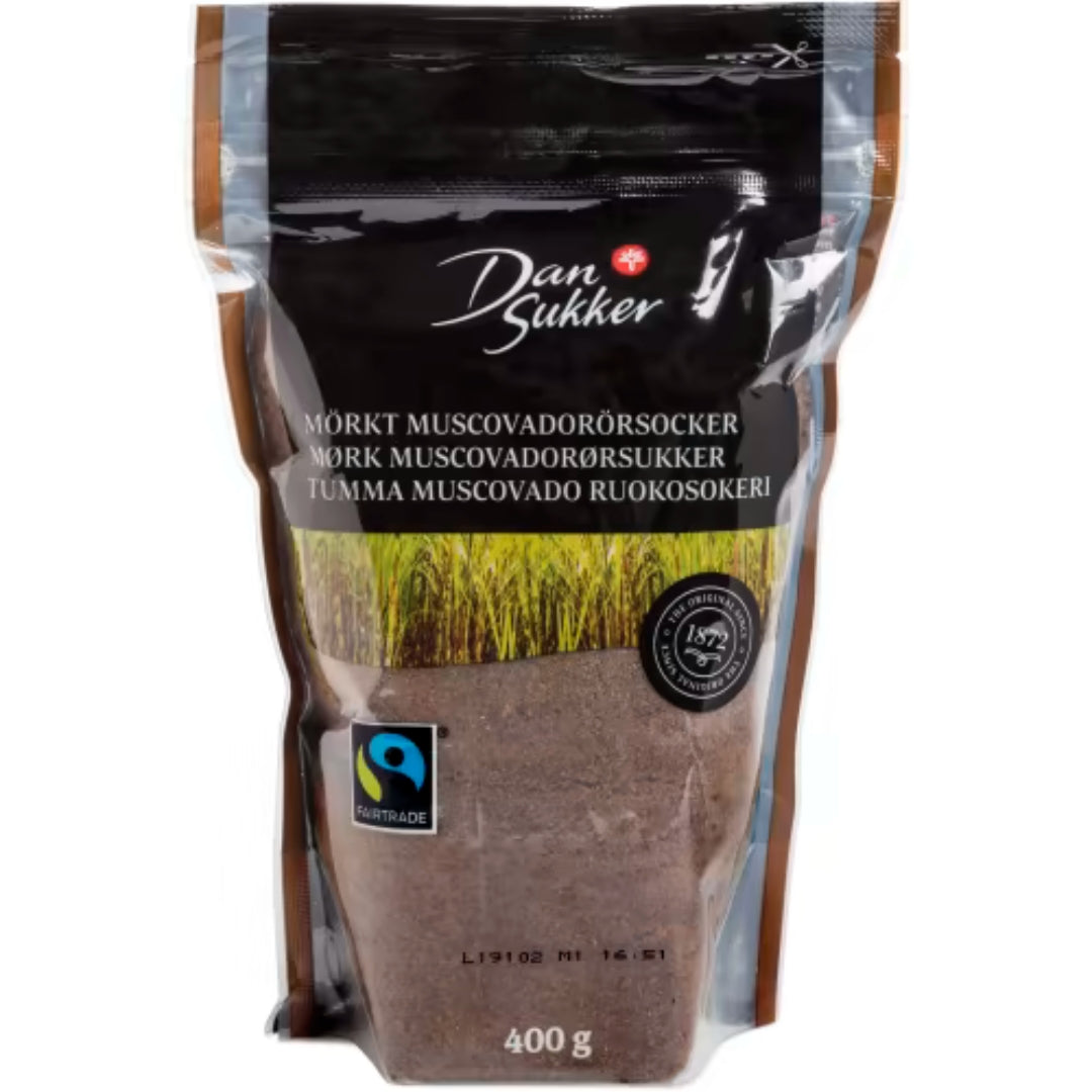 Dansukker Muscovado Mörk Rörsocker - Sugar Dark Muscovado Cane 400G