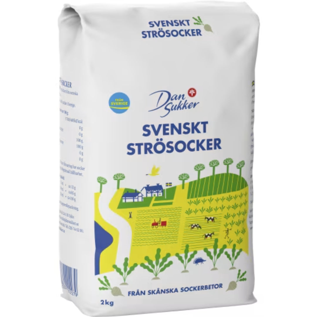 Dansukker Strösocker - Granulated Sugar 2kg