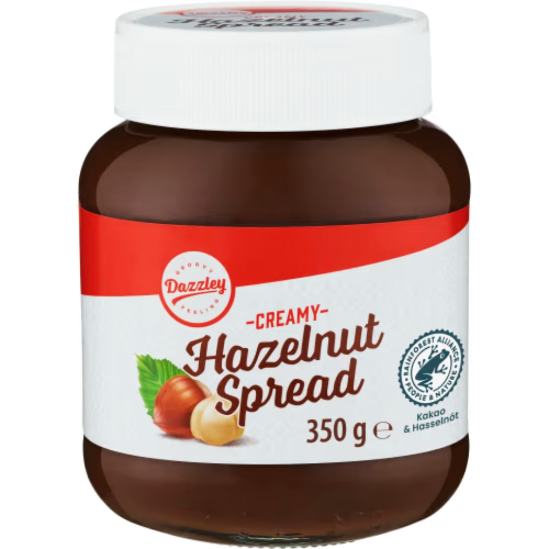 Dazzley Hasselnötkräm - Hazelnut Spread 350g