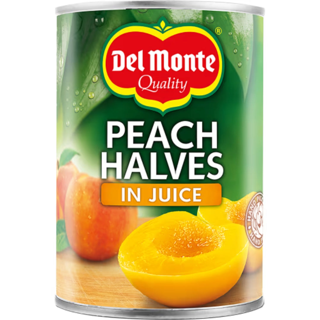 Del Monte Persikohalvor - Peach Halves In Juice 415g