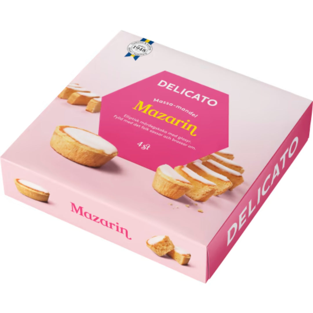 Delicato Mazarin – Almond Pasty Treats 220g
