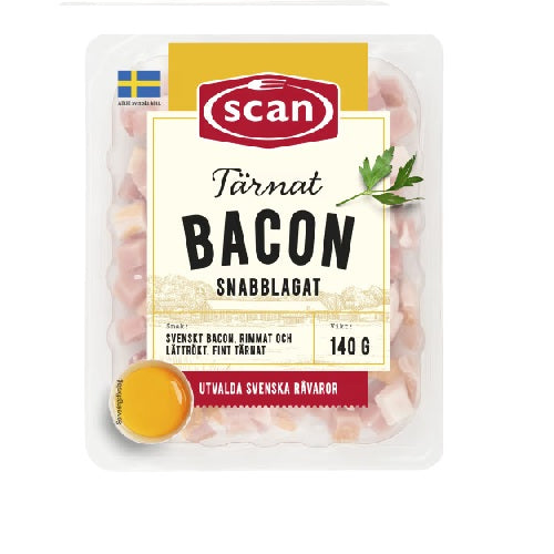 Tärnat Bacon Scan - Diced Bacon 140g