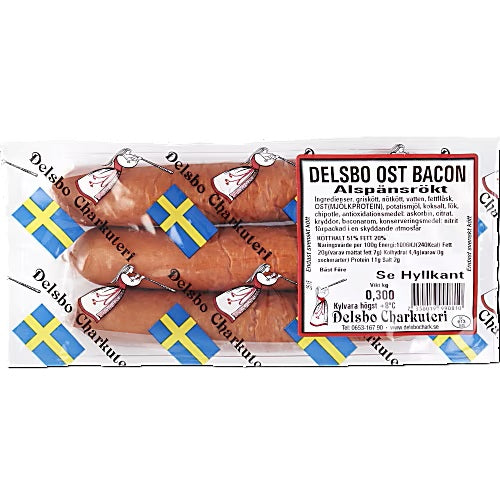 Delsbo Ost Bacon - Delsbo Cheese Bacon 300g