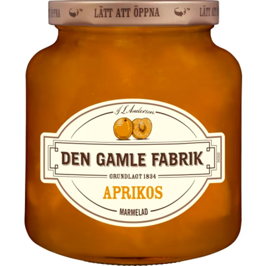 Den Gamle Aprikos Marmelad - Apricot Marmalade 380g