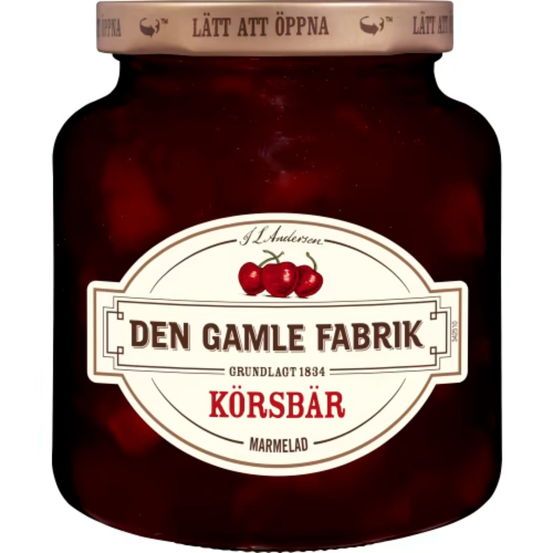Den Gamle Körsbär Marmelad - Cherry Marmalade 380g