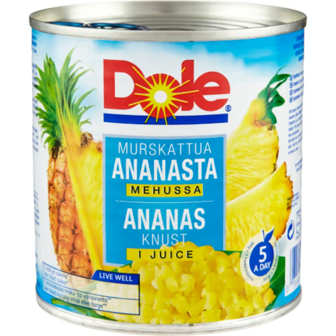 Dole Ananas Krossad i Juice - Crushed Pineapple in Juice 432g