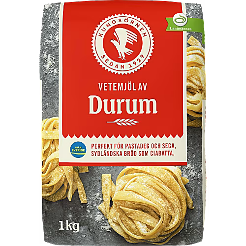 Kungsörnen Vetemjöl Durum - Durum Wheat Flour 1kg