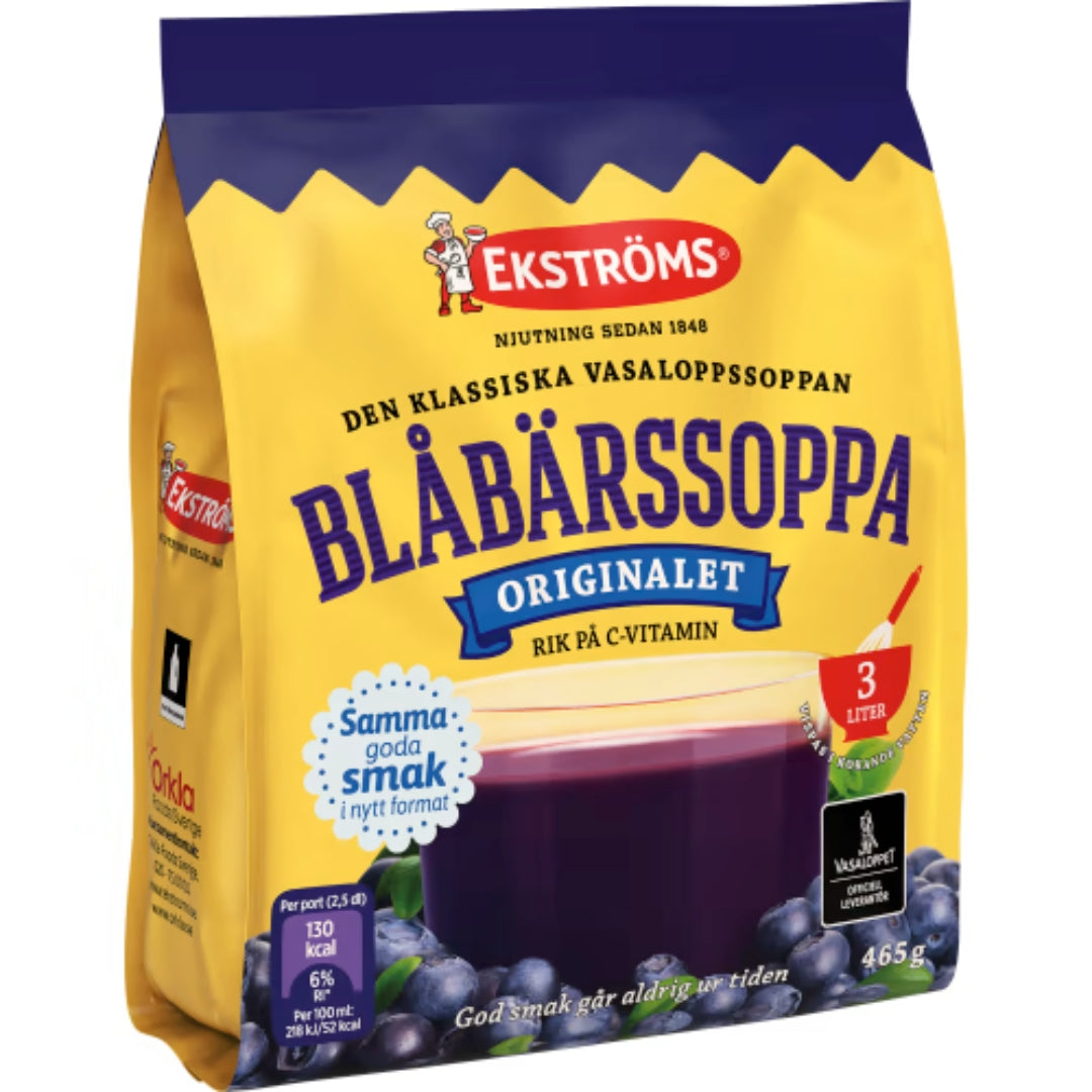 Ekströms Blåbärssoppa - Blueberry Fruit Soup 465g