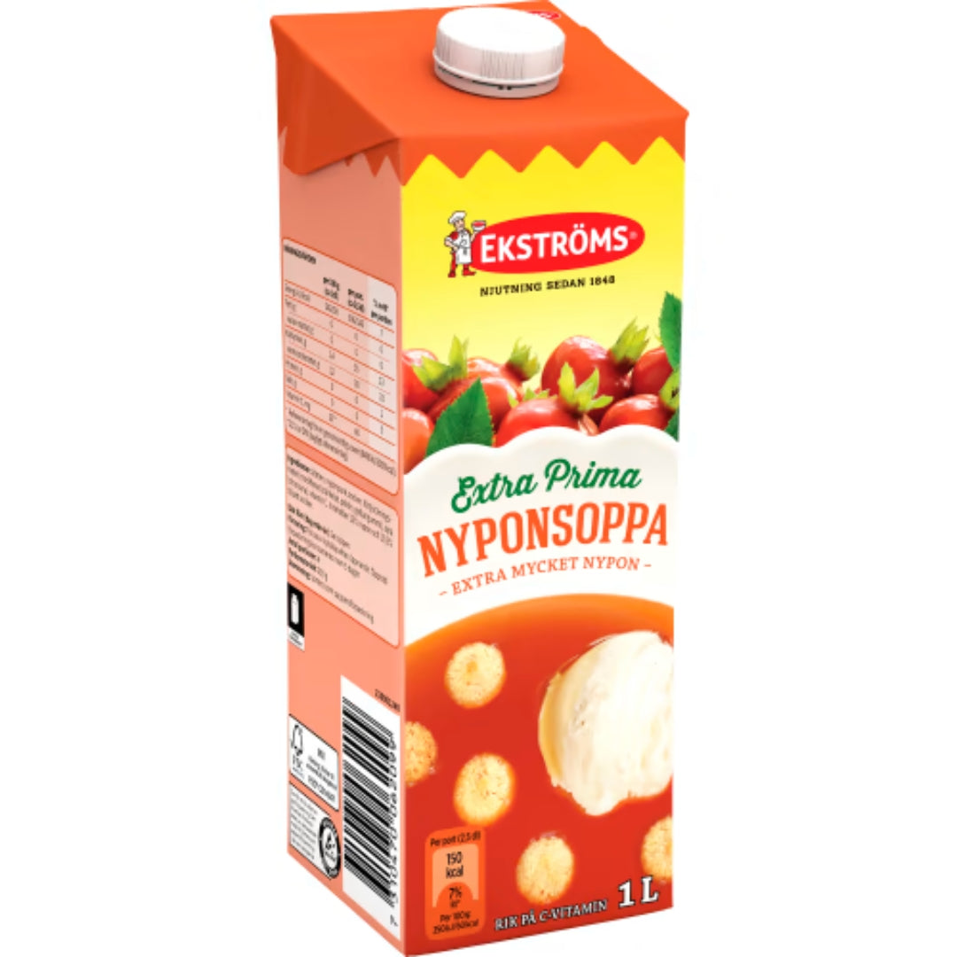 Ekströms Nyponsoppa Extra Fin - Rosehip Fruit Soup 1L