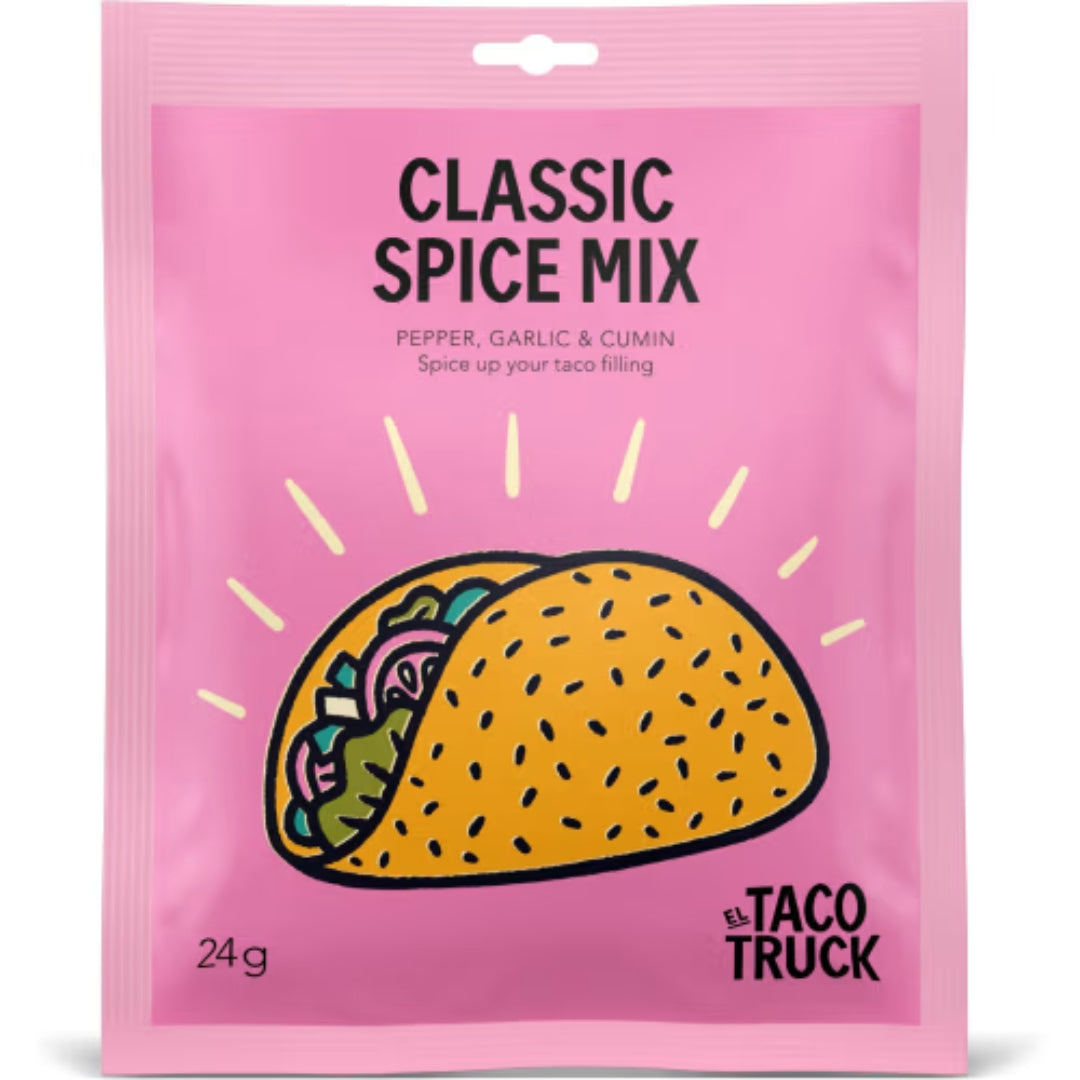 El Taco Truck Classic Spice Mix Vegansk - Bold & Flavorful Seasoning 24g