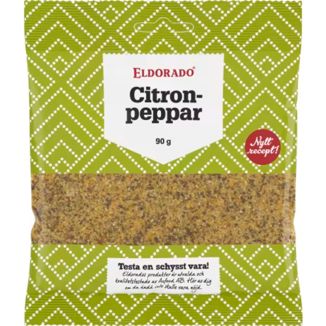 Eldorado Citronpeppar Påse - Lemon Pepper 90g