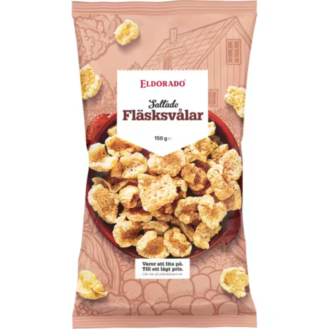 Eldorado Fläsksvålar - Salted Pork Rinds 150g