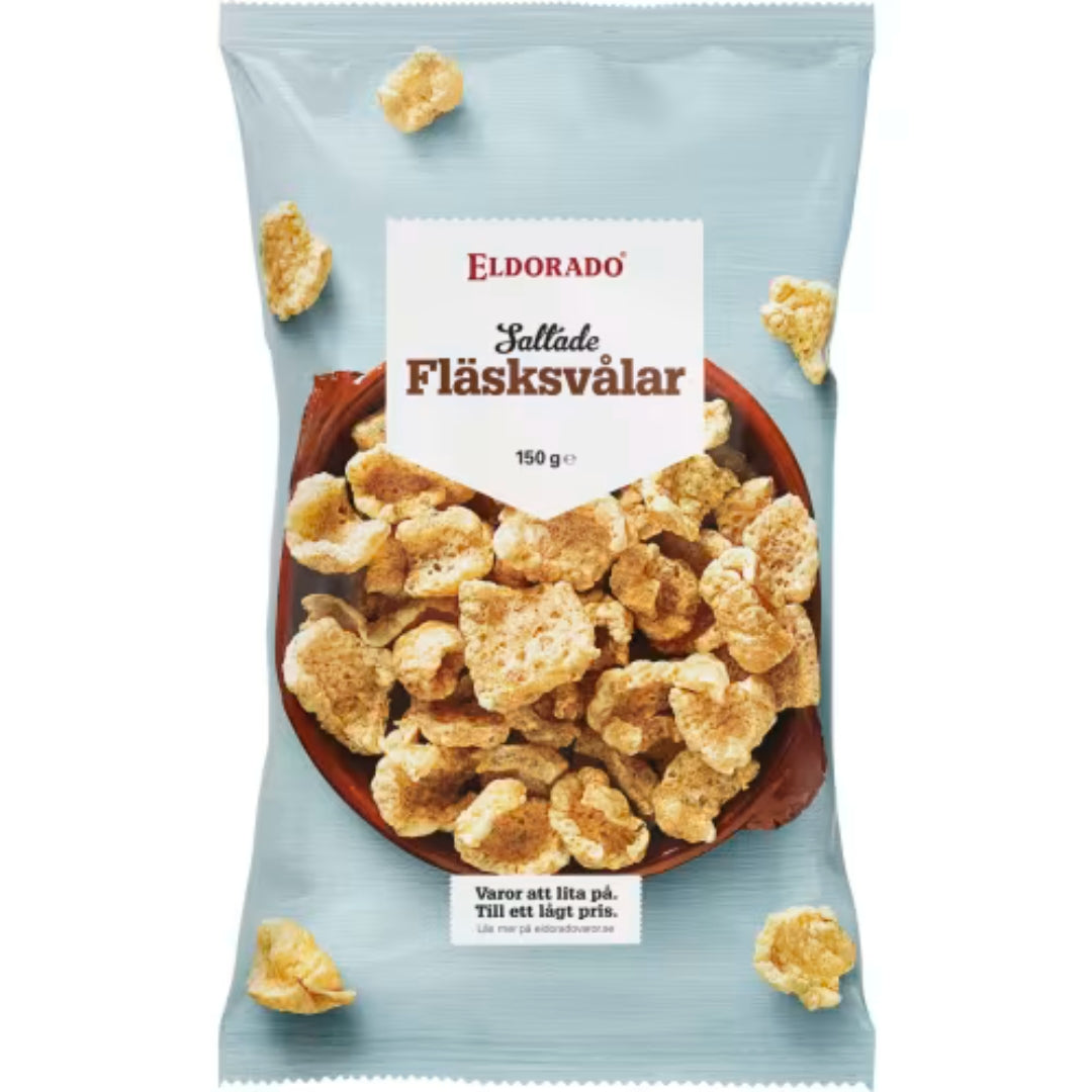 Eldorado Fläsksvålar - Salted Pork Rinds 150g