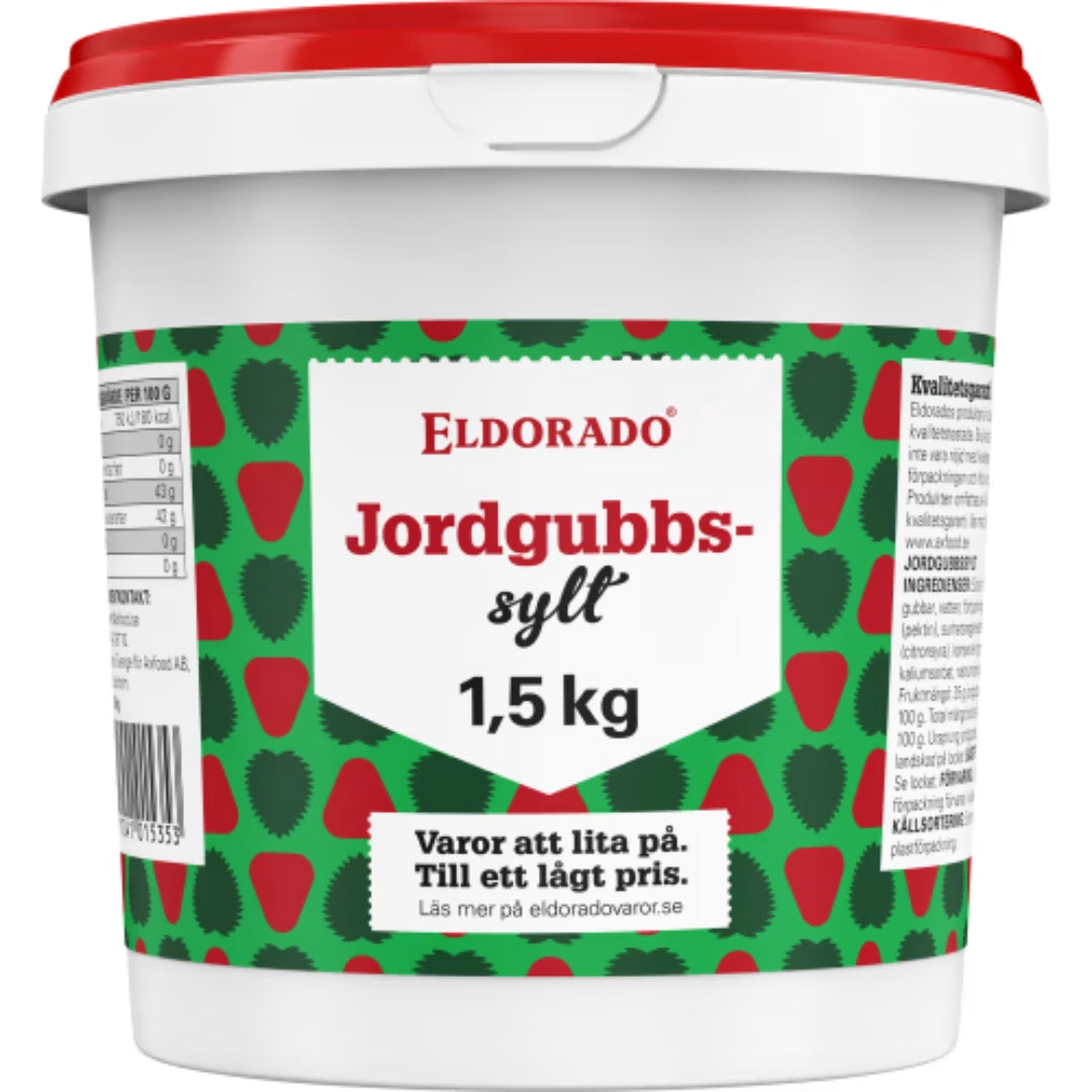 Eldorado Jordgubbssylt - Strawberry Jam 1.5kg