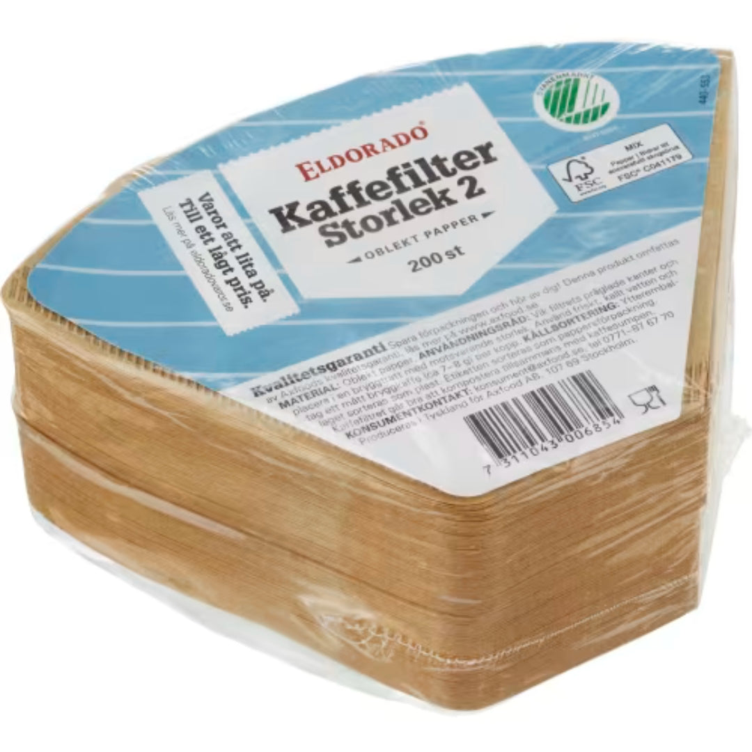Eldorado Kaffefilter 102 - Coffee Filters 200p