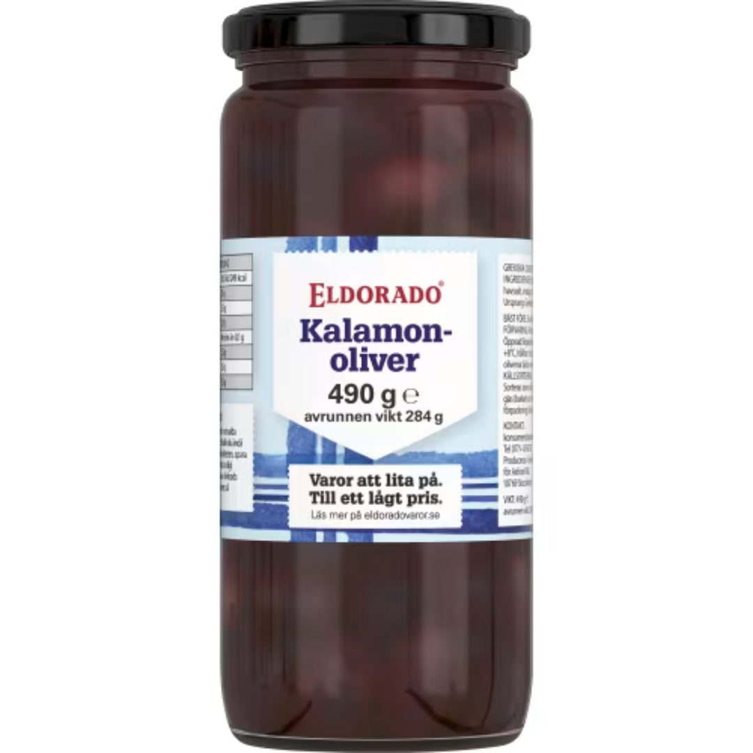 Eldorado Kalamonoliver - Kalamon Olives 490g