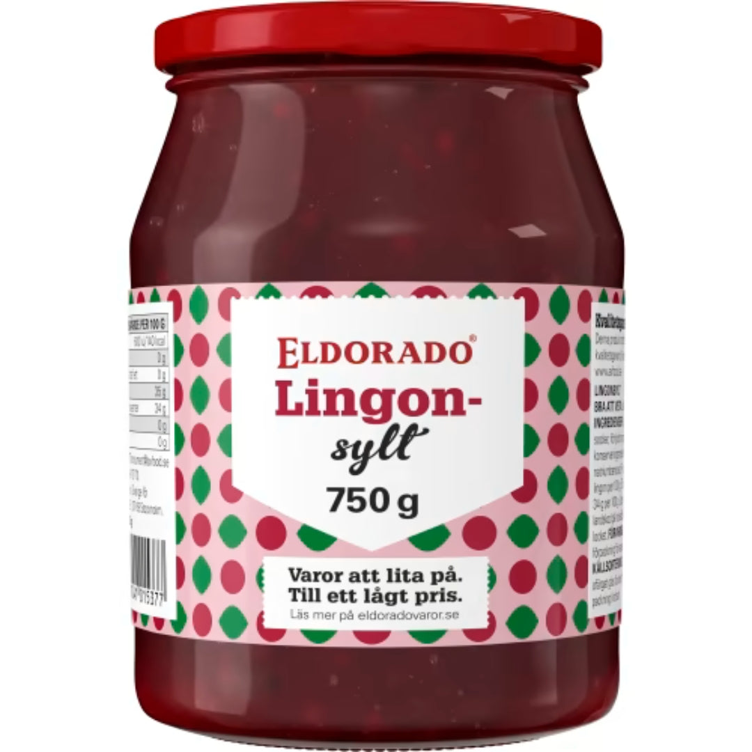 Eldorado Lingonsylt - Lingonberry Jam 750g
