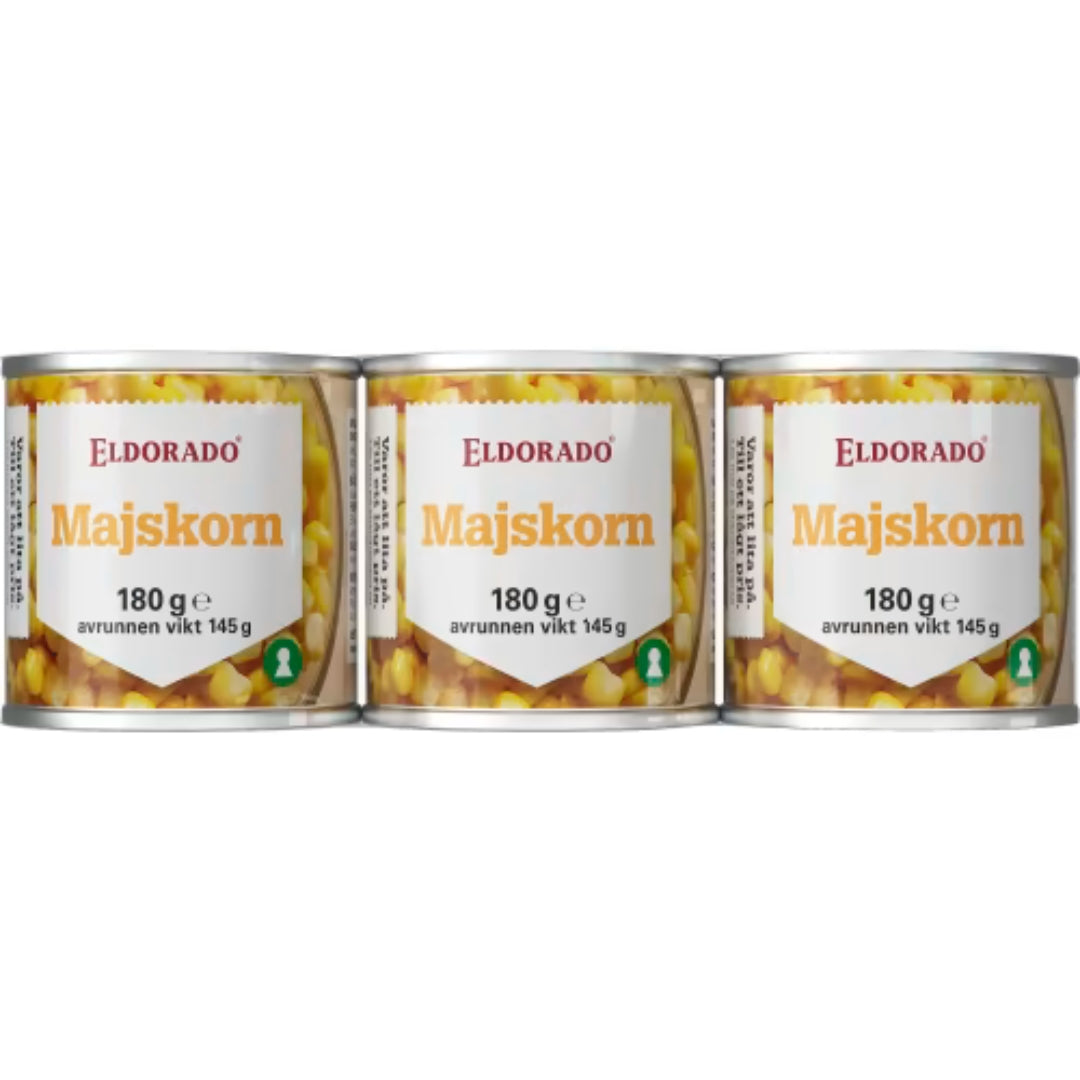 Eldorado Majskorn 3-pack - Sweet Corn 3x180g