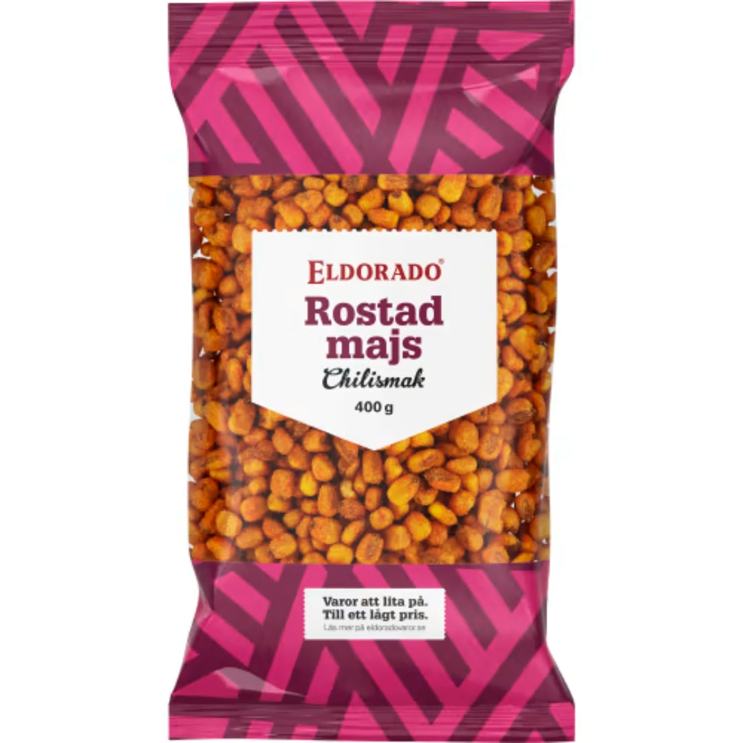 Eldorado Majskorn Chili Rostad - Roasted Chili Corn Kernels 400g