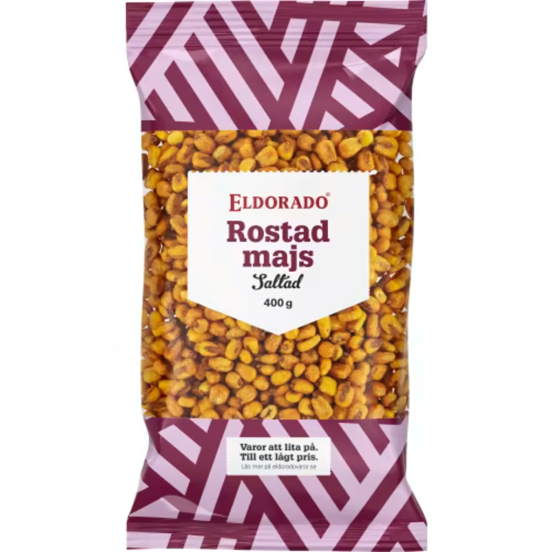 Eldorado Majskorn Rostad Salt - Roasted and Salted Corn Kernels 400g
