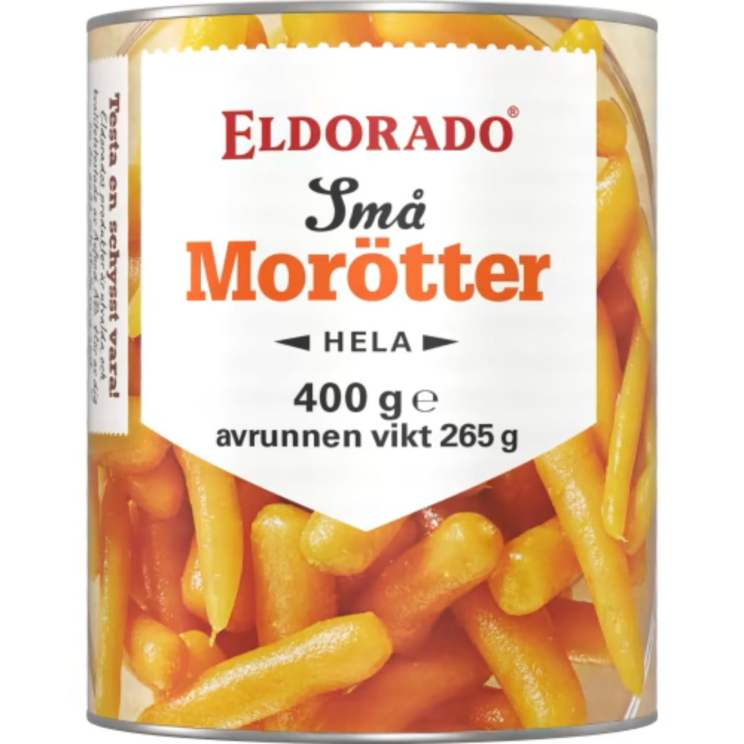 Eldorado Morötter Små Hela - Whole Small Carrots 400g