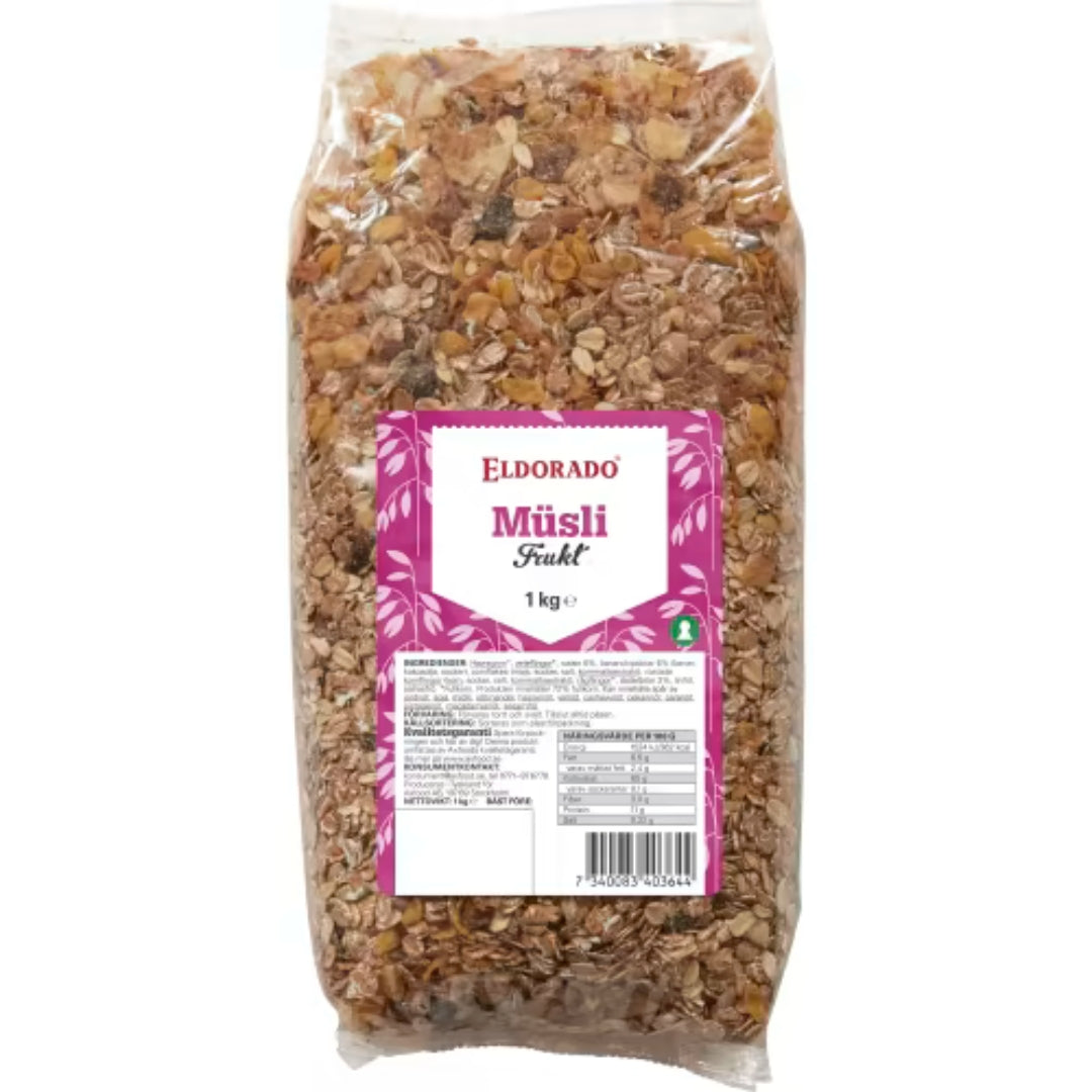 Eldorado Müsli Frukt - Muesli with Fruit 1kg