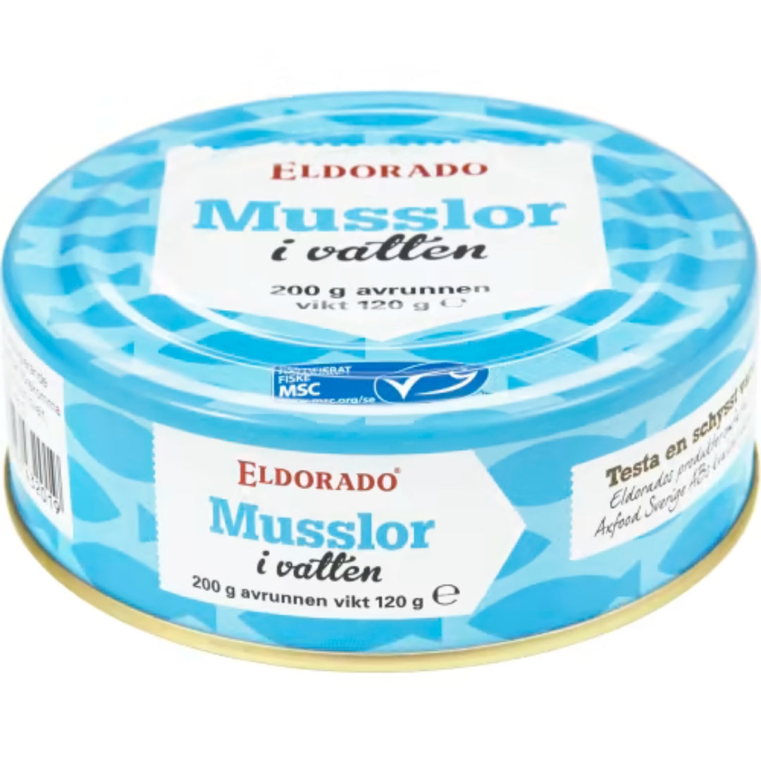 Eldorado Musslor i Vatten - Mussels in Water 200g