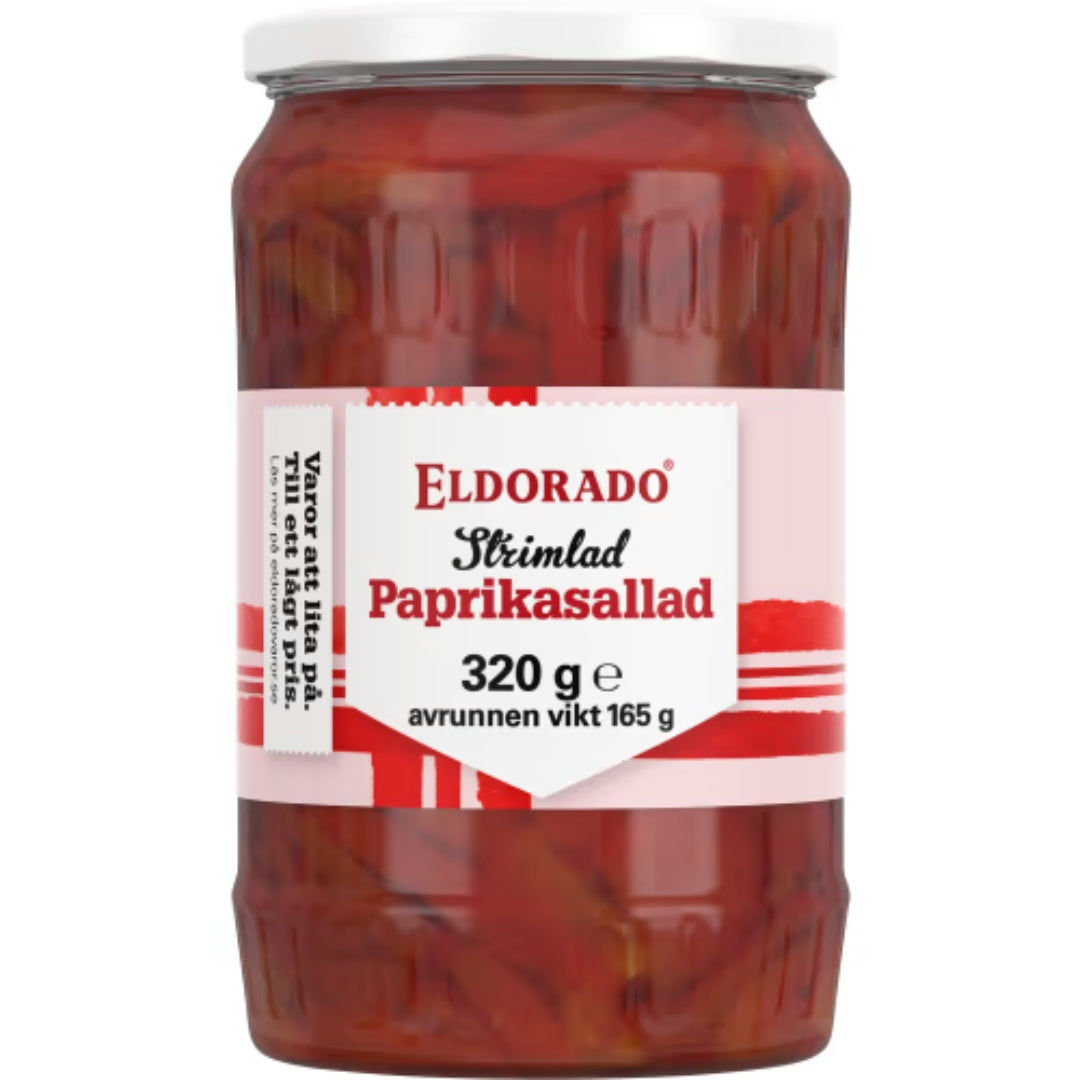Eldorado Paprikasallad Strimlad - Shredded Pepper Salad 320g