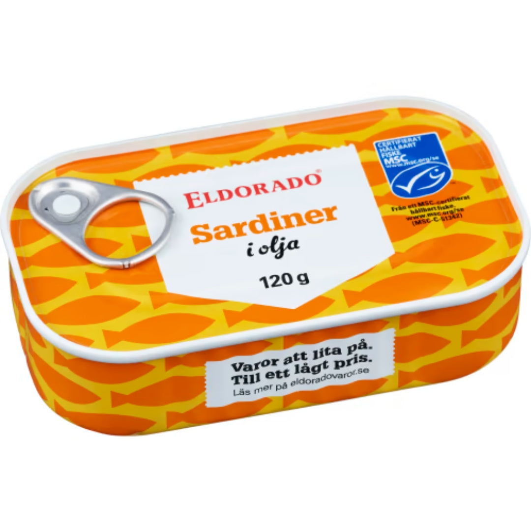 Eldorado Sardiner Olja - Sardines in Oil 120g