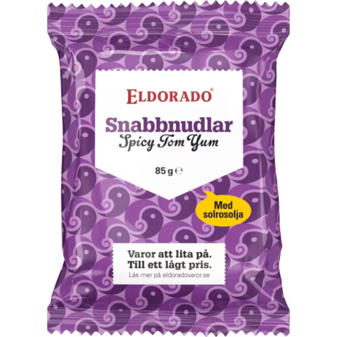 Eldorado Snabbnudlar SPICY - Noodles istantanei Tom Yum piccante 85G
