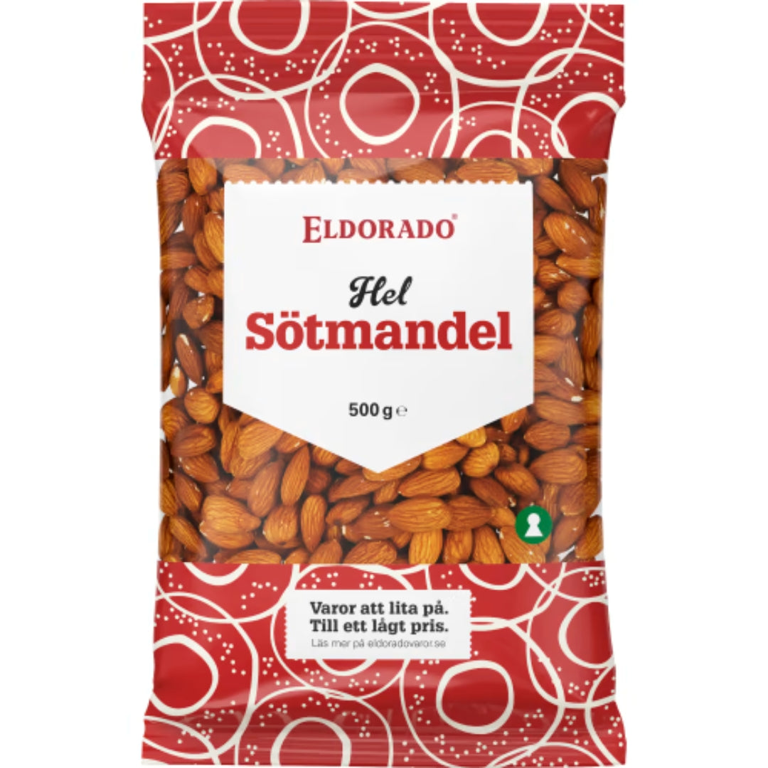 Eldorado Sötmandel Hel - mandorle intere 500g