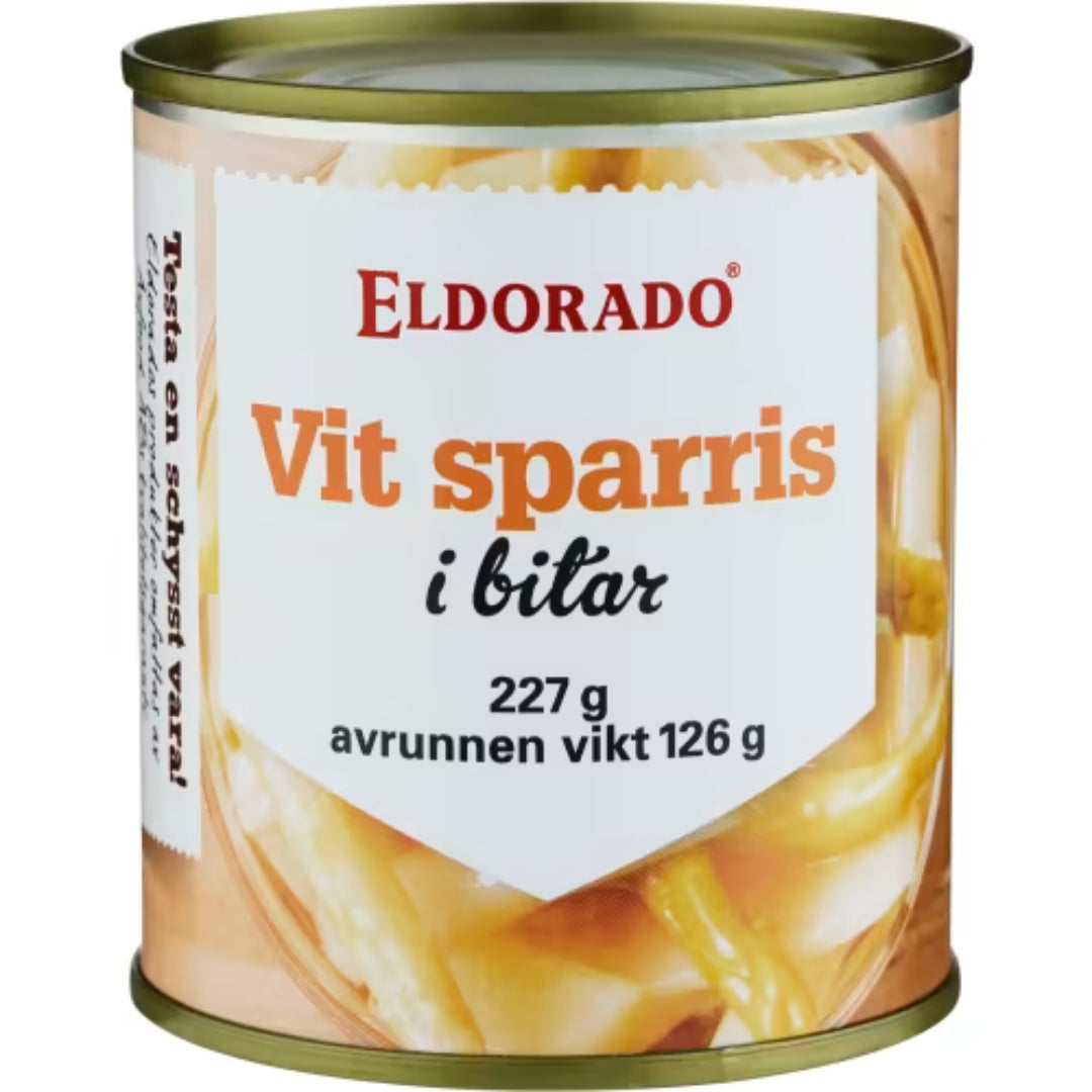 Eldorado Sparris i Bitar - White Asparagus Pieces 227g