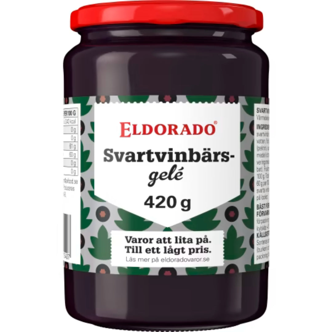 Eldorado Svartvinbärs- Gelé - Blackcurrant Jelly 420g