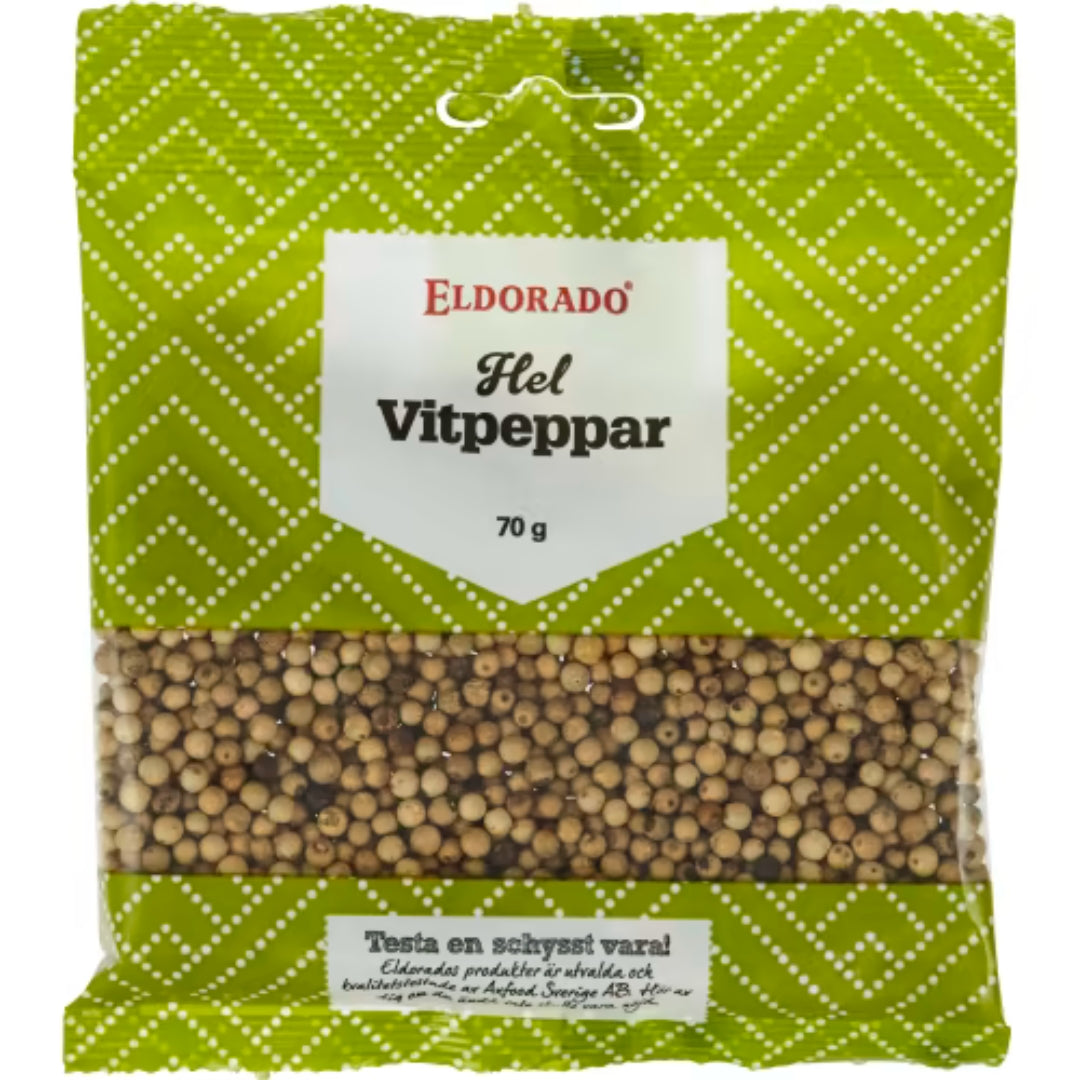 Eldorado Vitpeppar Hel Påse - Whole White Pepper 70g