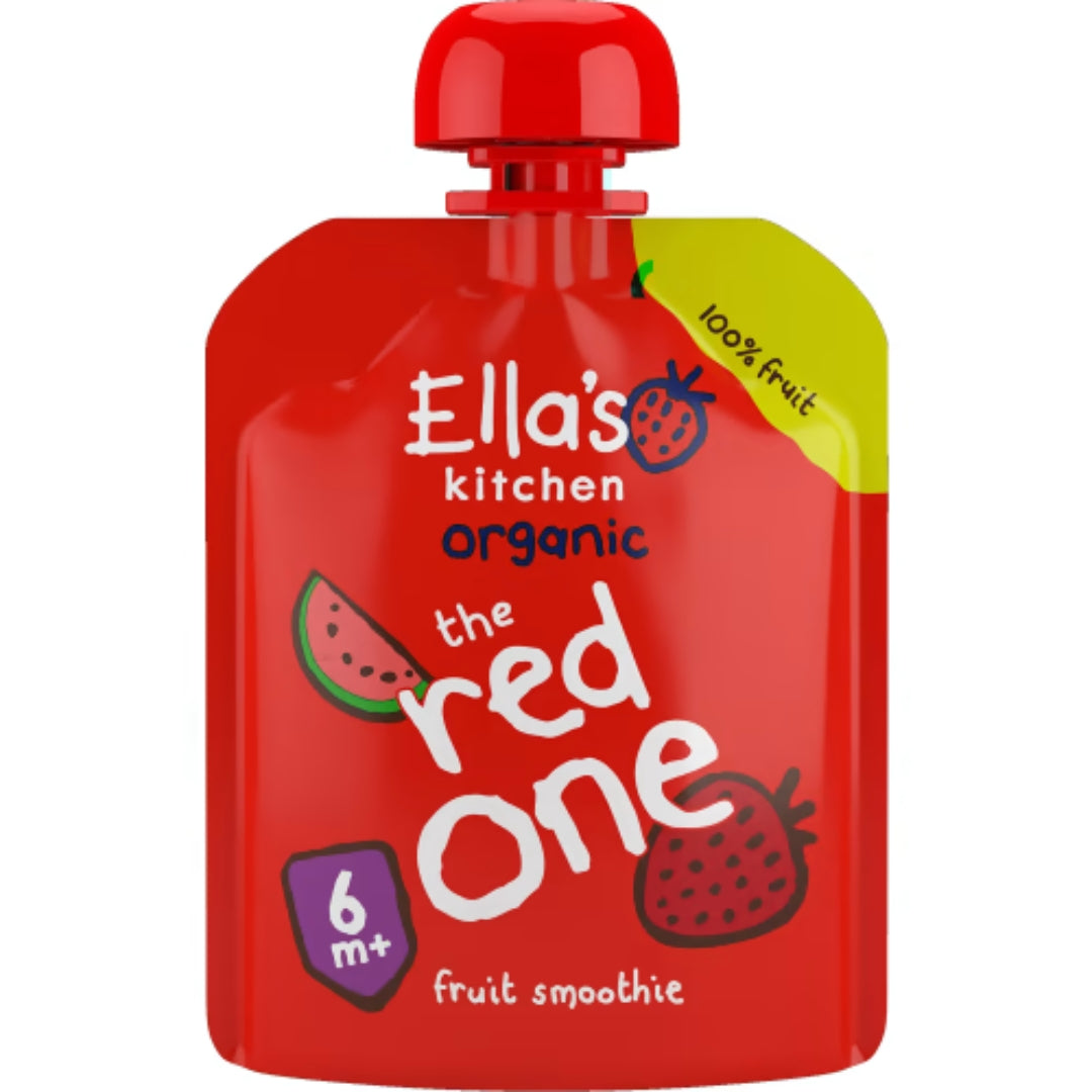 Ella's Kitchen The Red One Smoothie 6 Månader - Organic Fruit Smoothie 90g
