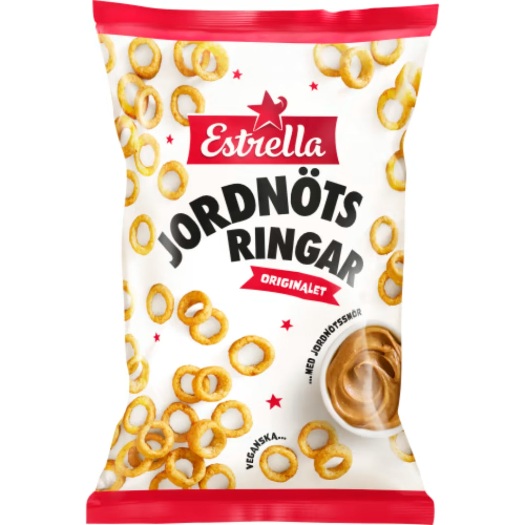 Estrella Jordnötsringar - Peanut Rings 250g