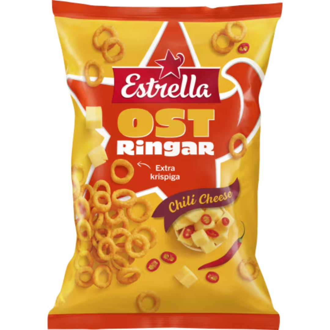 Estrella Ostringar Chili Cheese - Chili Cheese Rings 200g